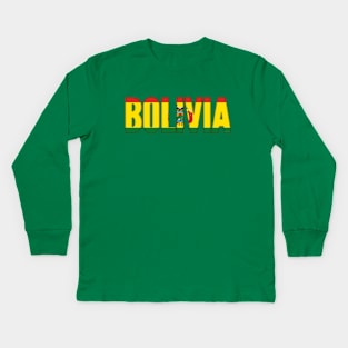 Bolivia Kids Long Sleeve T-Shirt